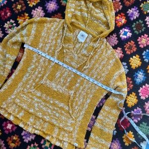 Ripcurl yellow boho sweater